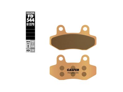 GALFER Bremsbelag "FD544" G1370, Sinterm