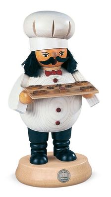 Räucherfigur Räuchermann mittelgroß Bäcker (BxH):11x18cm NEU Räuchermann Schnee