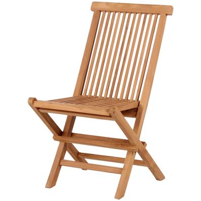 Teakholz Klappsessel - bene living - Langton (ohne Armlehnen)