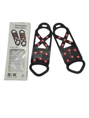 Schuhspikes passend für jeden Schuh bei Glatteis Schnee Schuhkrallen Anti Rutsch Wint