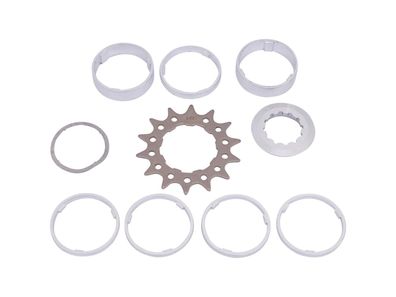 POINT Steck-Zahnkranz-Set SB-verpackt, Singlespeed 14 Zähne