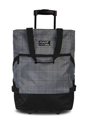 PUNTA wheel "Print" Shopping-Roller * schwarz/silber