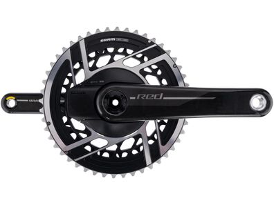 SRAM Kettenradgarnitur Powermeter "Red AXS E1" 2-f 35 / 48 Zähne,