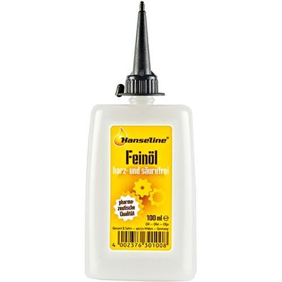 Feinmechaniköl, Flasche 100ml, Hanseline, 300110