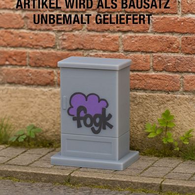 5× Stromkasten Bausatz 1:22,5 Diorama Gartenbahn Spur G unbemalt passend für LGB