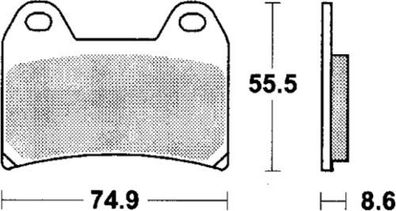 TRW Bremsbelag "MCB 683" Rennsportartikel, nicht z Typ SCR, inter