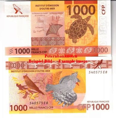 FRENCH Pacific Territories 1000 FRANCS 2014 Unc P 6 61795#
