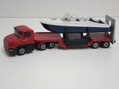 Scania Tieflader mit Motorboot °TOP° SIKU 1610