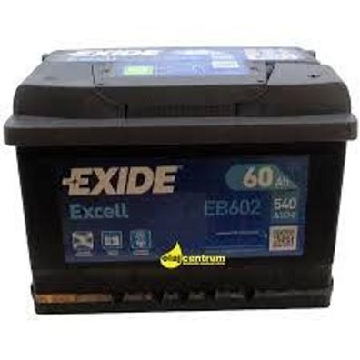 EXIDE Starterbatterie "Excell" CA-CA, Ma "EB602"