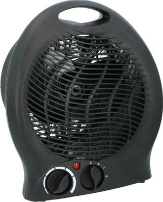 Alpina LQ801 Heizlüfter 2000 W Elektroheizung Schwarz, Heizgerät, Heizkörper