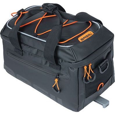 Gepäckträgertasche MILES Tarpaulin MIK 2.0 7 Liter Basil, schwarz/orange