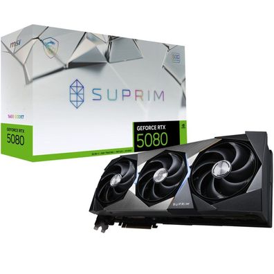 MSI RTX5080 SUPRIM SOC, 16GB GDDR7 HDMI 3xDP