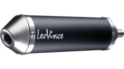 Leovince Schalldämpfer "X-Fight Black Edition" Ede 3228B, Komplet