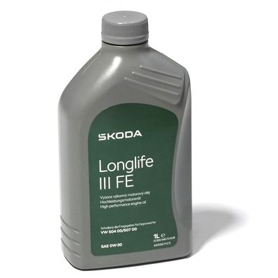 Original Skoda Motoröl 1L Longlife3 SAE 0W30 VW Norm 50400 50700 Öl GS55545F2EUR