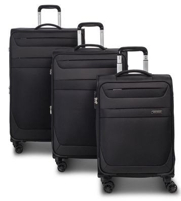 Worldpack Trolley-Set 50/60/70 cm * schwarz