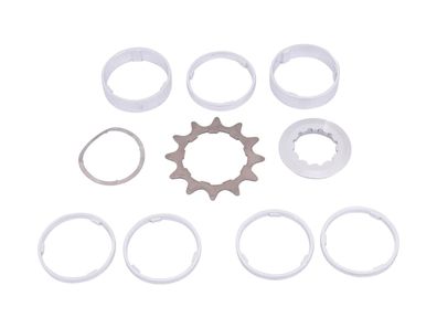POINT Steck-Zahnkranz-Set SB-verpackt, Singlespeed 12 Zähne