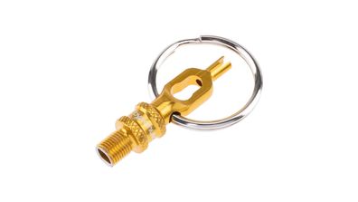 BY, CHULZ Ventiladapter "V.5" Aluminium eloxiert, gold