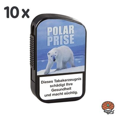 Bernard Polar Prise 10x 10g Dosen Schmalzler-Snuff-Art, Schnupftabak