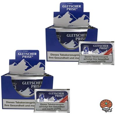 Gletscherprise Snuff Schnupftabak 20x 25g Tüte (Nachfüllbeutel)
