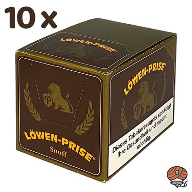 Löwen Prise Schnupftabak Dose 100x 10g
