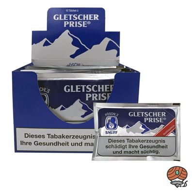 Gletscherprise Snuff Schnupftabak 10x 25g Tüte (Nachfüllbeutel)