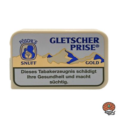 Gletscher Prise Gold Snuff Schnupftabak 10g Dose
