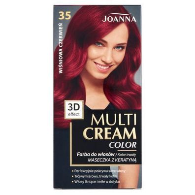 Joanna Multicolor Haarfarbe in Kirschrot - 35 Anwendungen