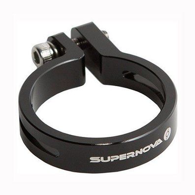Supernova Sattelstützklemme SB-verpackt, für E3 Ta 27,2 mm, schwa