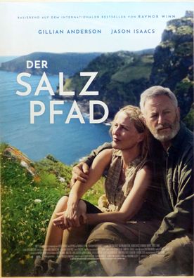 Der Salzpfad - Original Kinoplakat A1 - Gillian Anderson, Jason Isaacs - Filmposter
