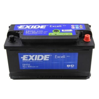 EXIDE Starterbatterie "Excell" CA-CA, Ma "EB950"