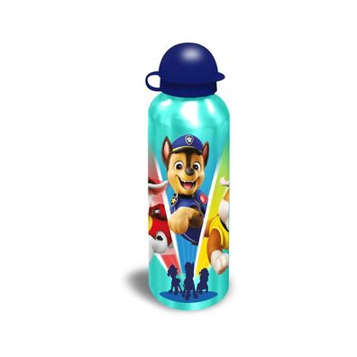 Paw Patrol Kinder Wasserflasche 500 ml – Aluminium Flasche für Sport & Freizeit,