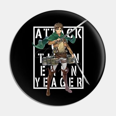 Attack On Titan Eren Yeager Essbar Zuckermasse Tortenbild Tortenaufleger + 4 Muffin