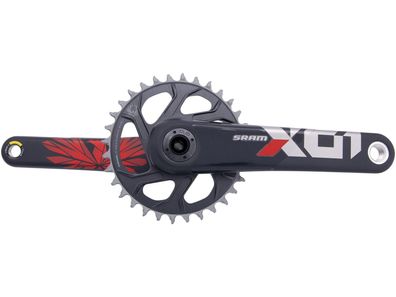 SRAM Kettenradgarnitur "X01 Eagle" 1-fach, DUB, oh 32 Zähne, Boos