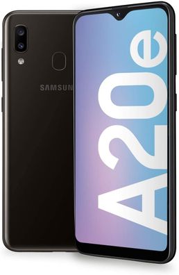 Samsung Galaxy A20e - 5,8", 32 GB, 13MP, 3000 mAh, DualSim, Black, Neu