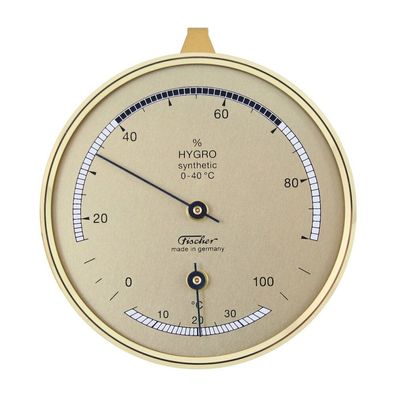 Fischer - 123TMS - Hygrometer synthetic mit Thermometer 87mm