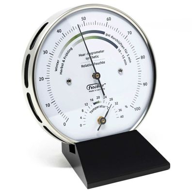 Fischer - 122.01HT-06 - Wohnklima-Hygrometer mit Thermometer 103mm