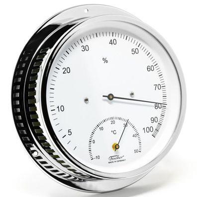 Fischer - 5110.98-47 - Klimamesser mit Echthaar-Hygrometer 155mm