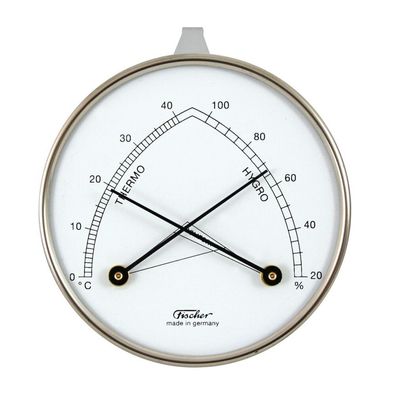 Fischer - 143CR - Hygrometer synthetic mit Thermometer 87mm