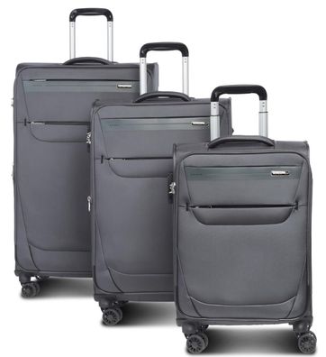 Worldpack Trolley-Set "Denver" 50/60/70 cm * dunkelgrau