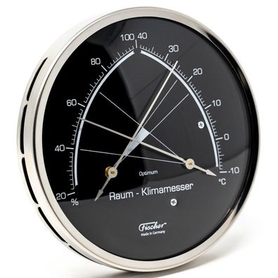 Fischer - 146.01.06 - Raum-Klimamesser Edelstahl 130mm