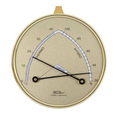 Fischer - 143MS - Hygrometer synthetic mit Thermometer 87mm