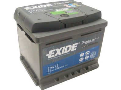 EXIDE Starterbatterie "Premium" 30 % ext "EA472"