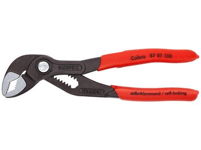 KNIPEX Wasserpumpenzange "Cobra" Rohrzange und Sch Länge: 150 mm,