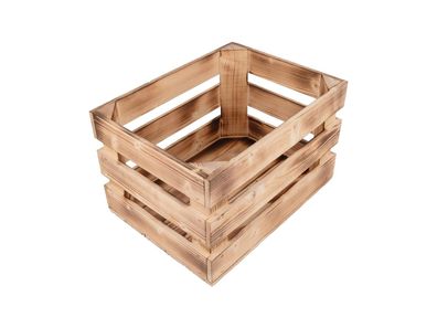 Atranvelo Holzbox "Woody" Transportbox f Fruit, natur