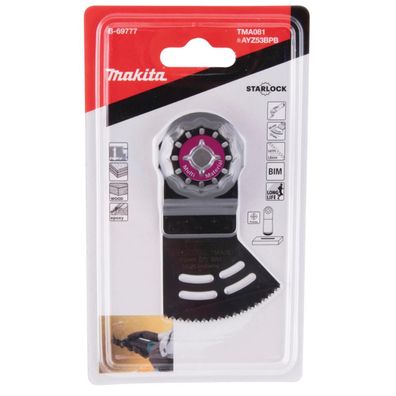Makita Eintauchsägeblatt BiM, 53 mm, TMA081 Starlock • 53 x 40 mm • BiM • TMA081 • Ho