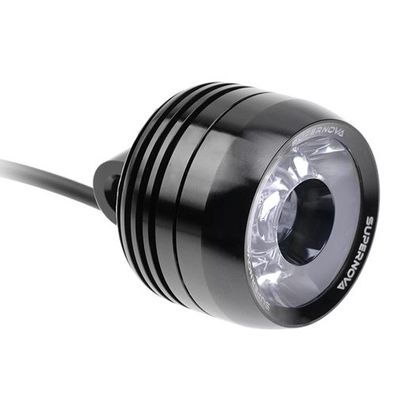 Supernova LED-Scheinwerfer "Mini 2 LDM" 100 Lux / schwarz polier