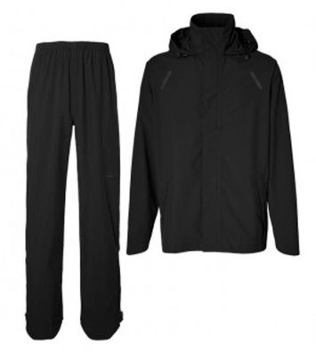 BASIL Regenanzug "Hoga Unisex" Material: 2-lagig l Größe L, jet b