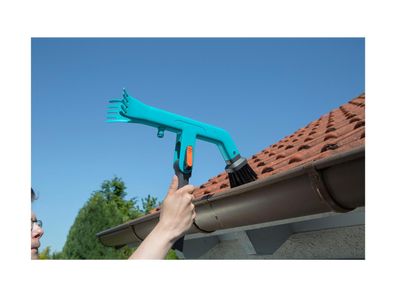 Gardena Dachrinnenreiniger Combisystem, auf Infokarte