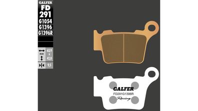 GALFER Bremsbelag "FD291" Rennsportartikel, nicht G1396R, Sinter