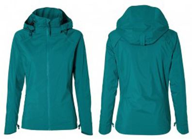 BASIL Regenjacke "Skane Women" Material: 2-lagig l Größe L, teal